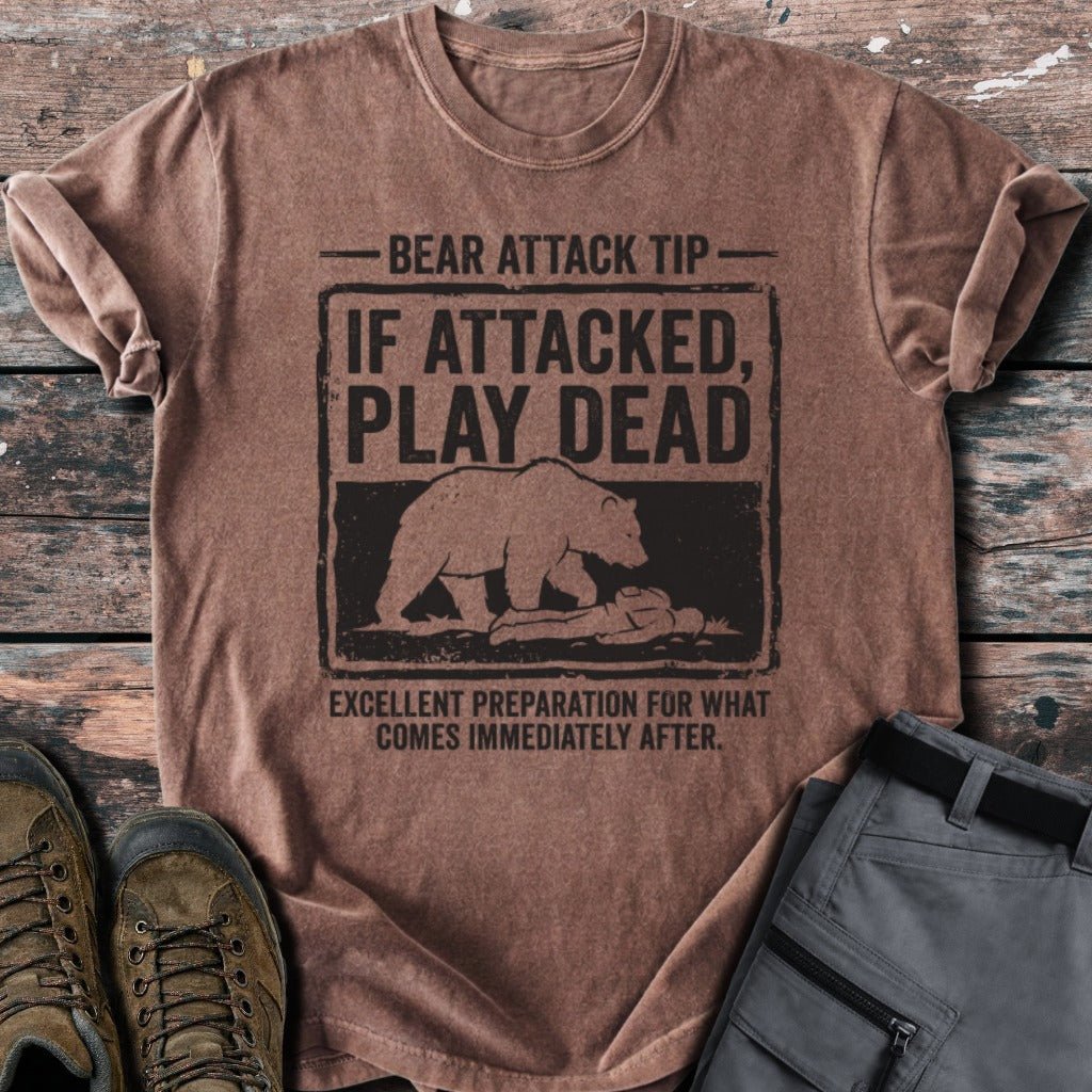 Bear Attack Tip T-shirt - Low Summit