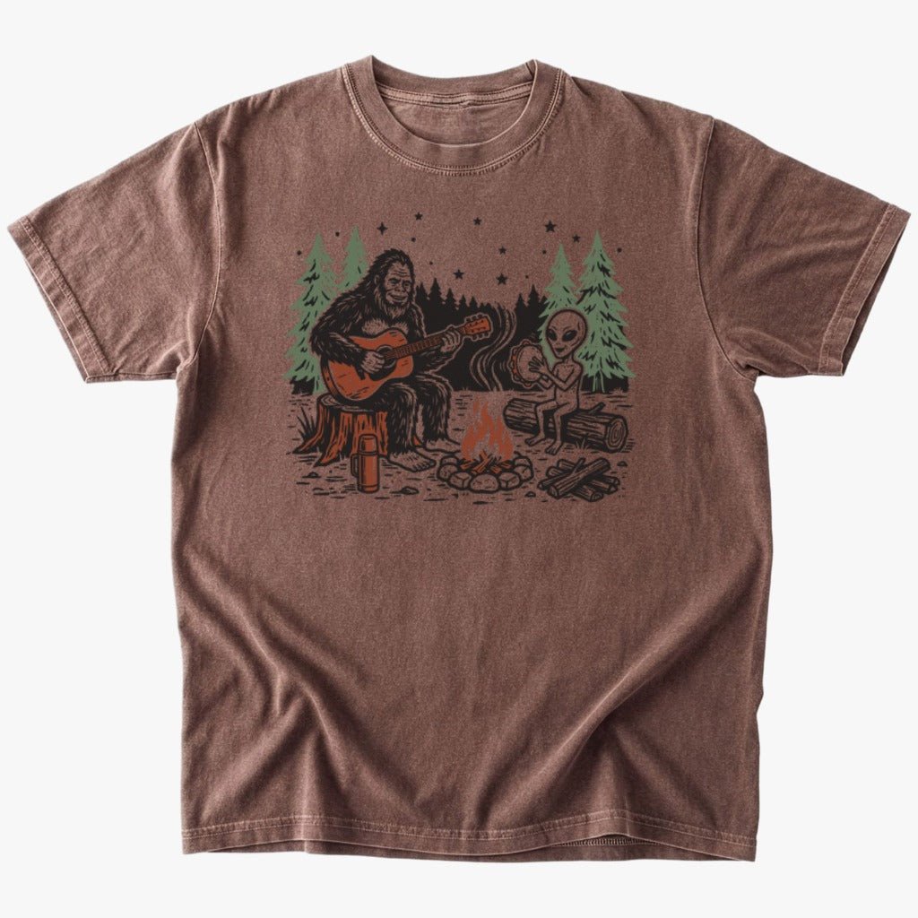 Campfire song x alien T-shirt - Low Summit