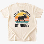 distracted by moose T-shirt - Low Summit