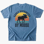 distracted by moose T-shirt - Low Summit