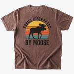 distracted by moose T-shirt - Low Summit