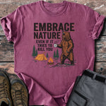 Embrace Nature T-shirt - Low Summit