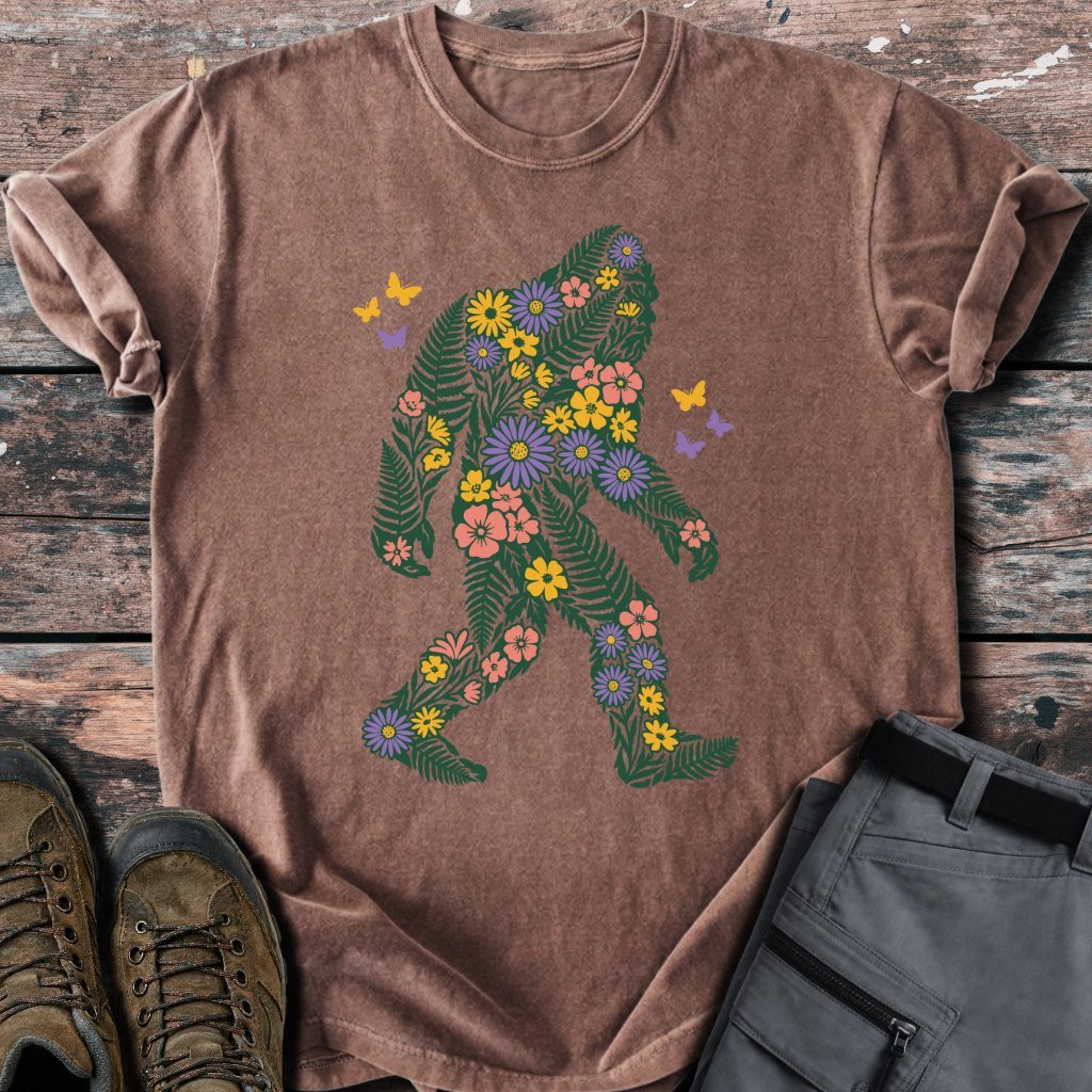 Floral bigfoot T-shirt - Low Summit