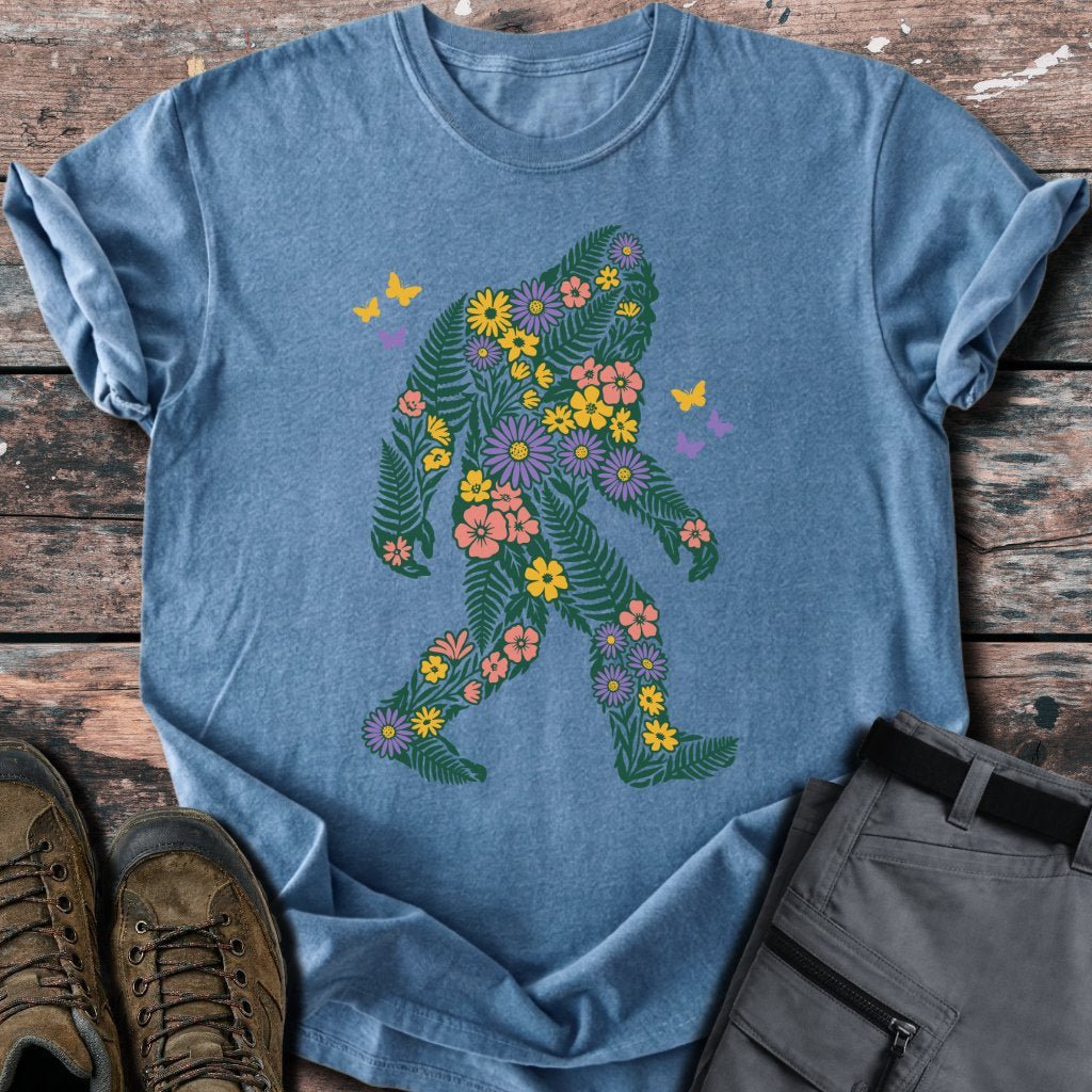 Floral bigfoot T-shirt - Low Summit