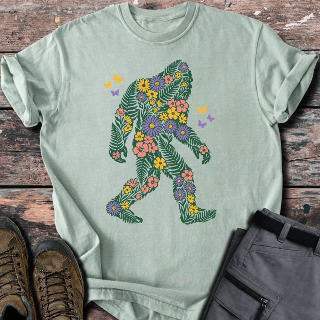 Floral bigfoot T-shirt - Low Summit