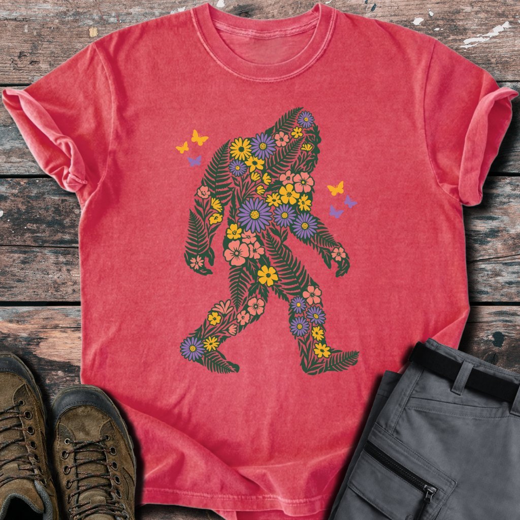 Floral bigfoot T-shirt - Low Summit