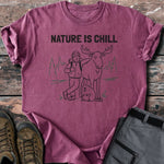nature is chill T-shirt - Low Summit