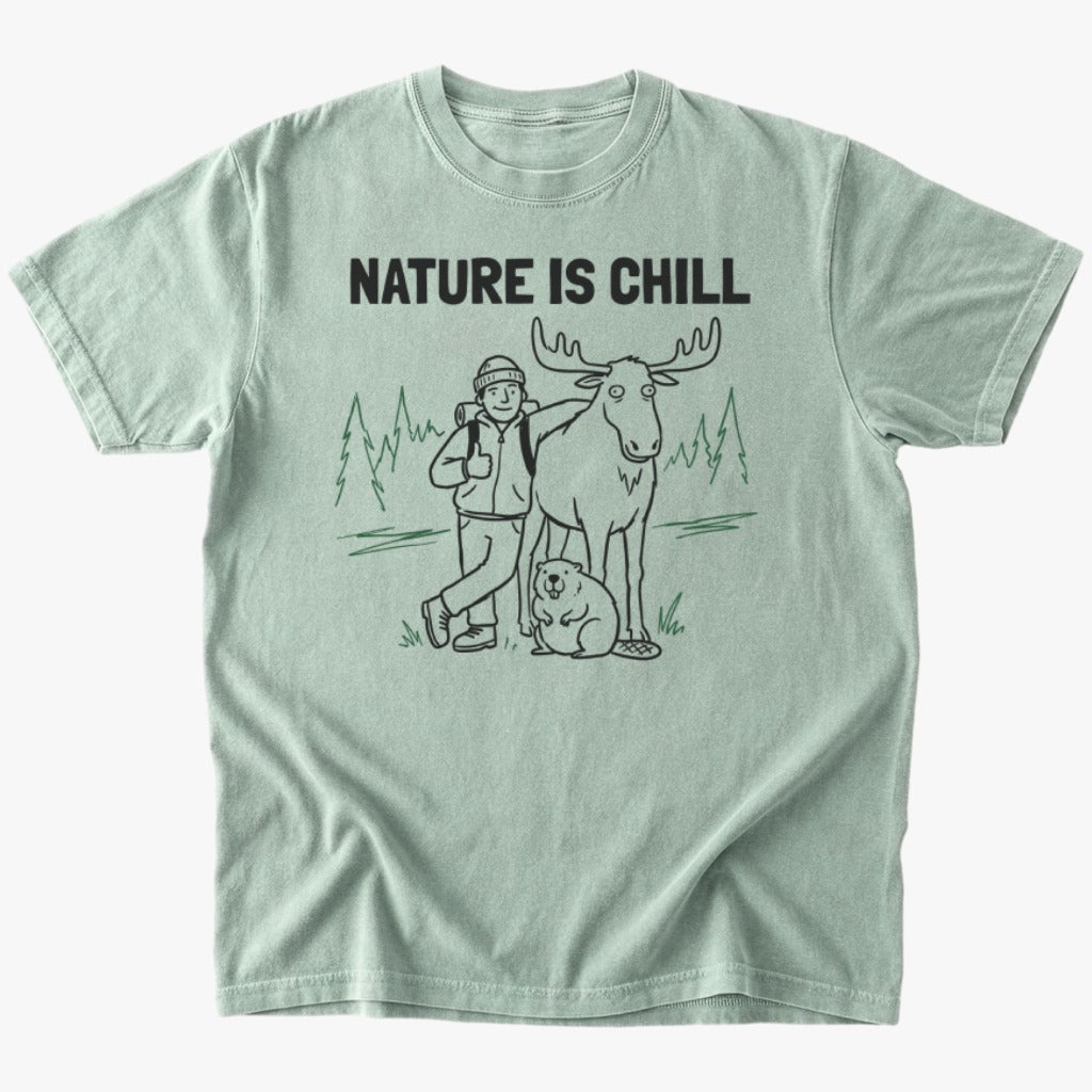 nature is chill T-shirt - Low Summit