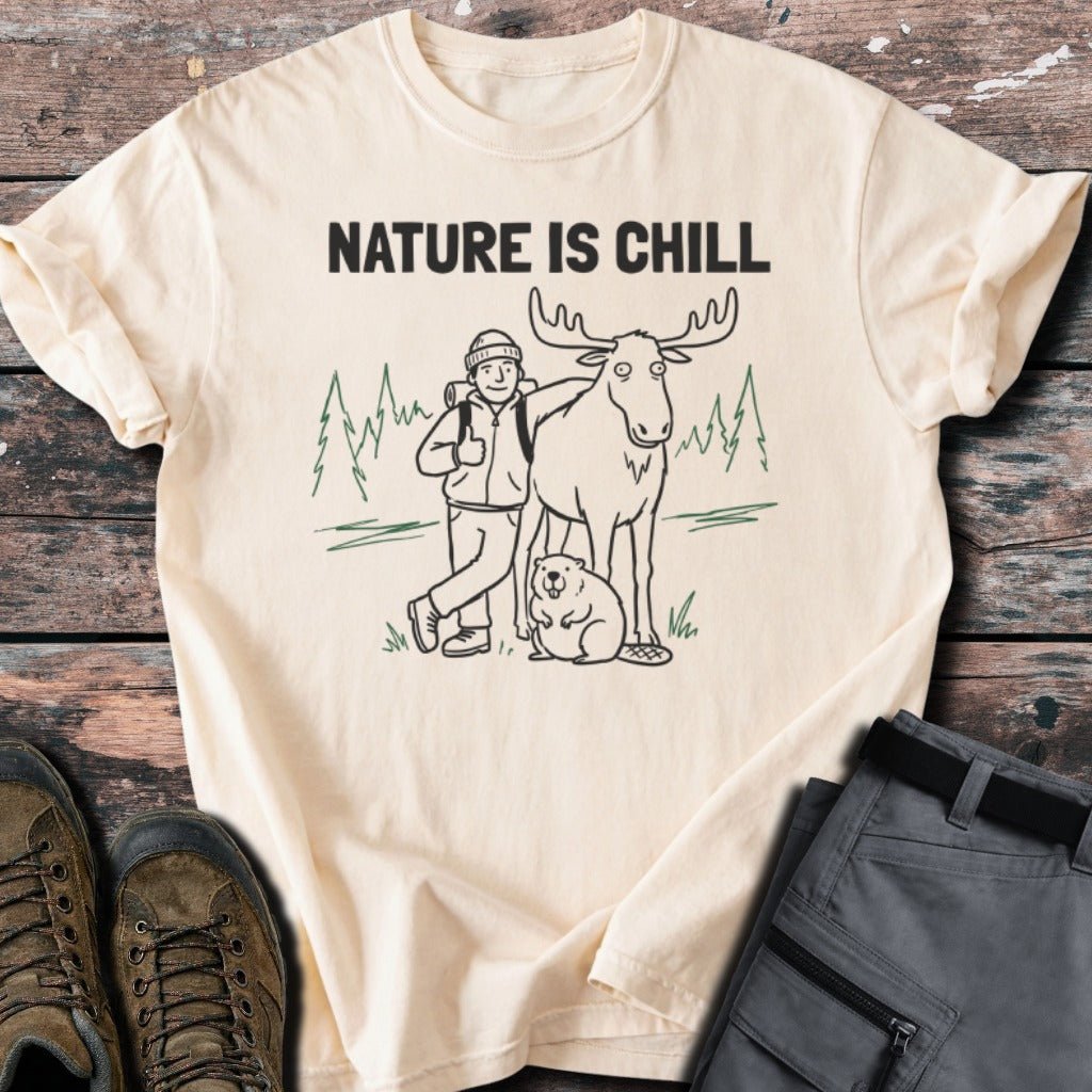 nature is chill T-shirt - Low Summit