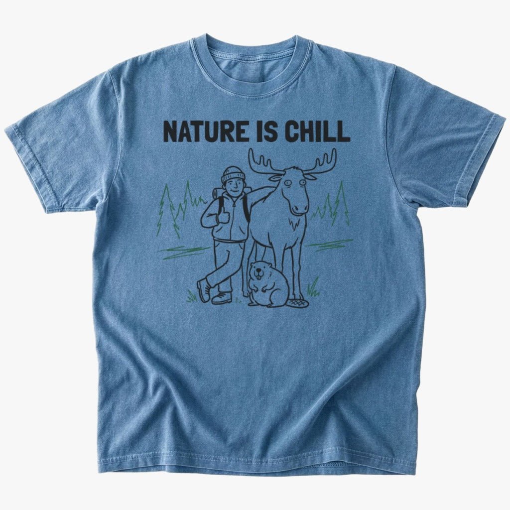 nature is chill T-shirt - Low Summit