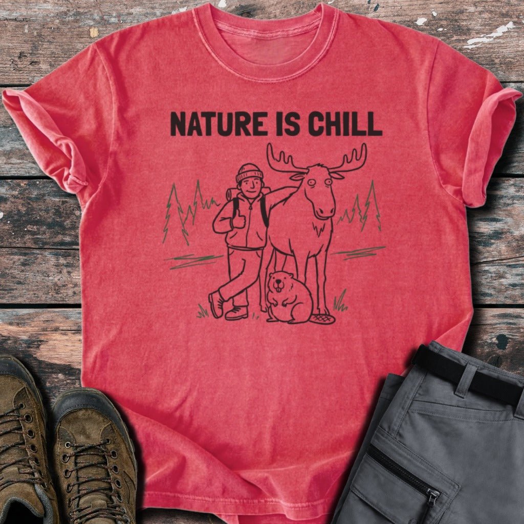 nature is chill T-shirt - Low Summit