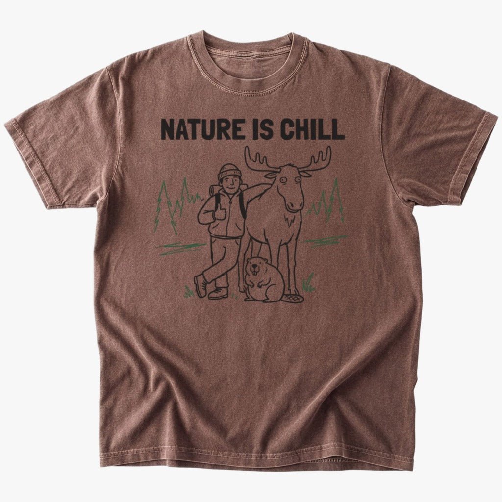 nature is chill T-shirt - Low Summit