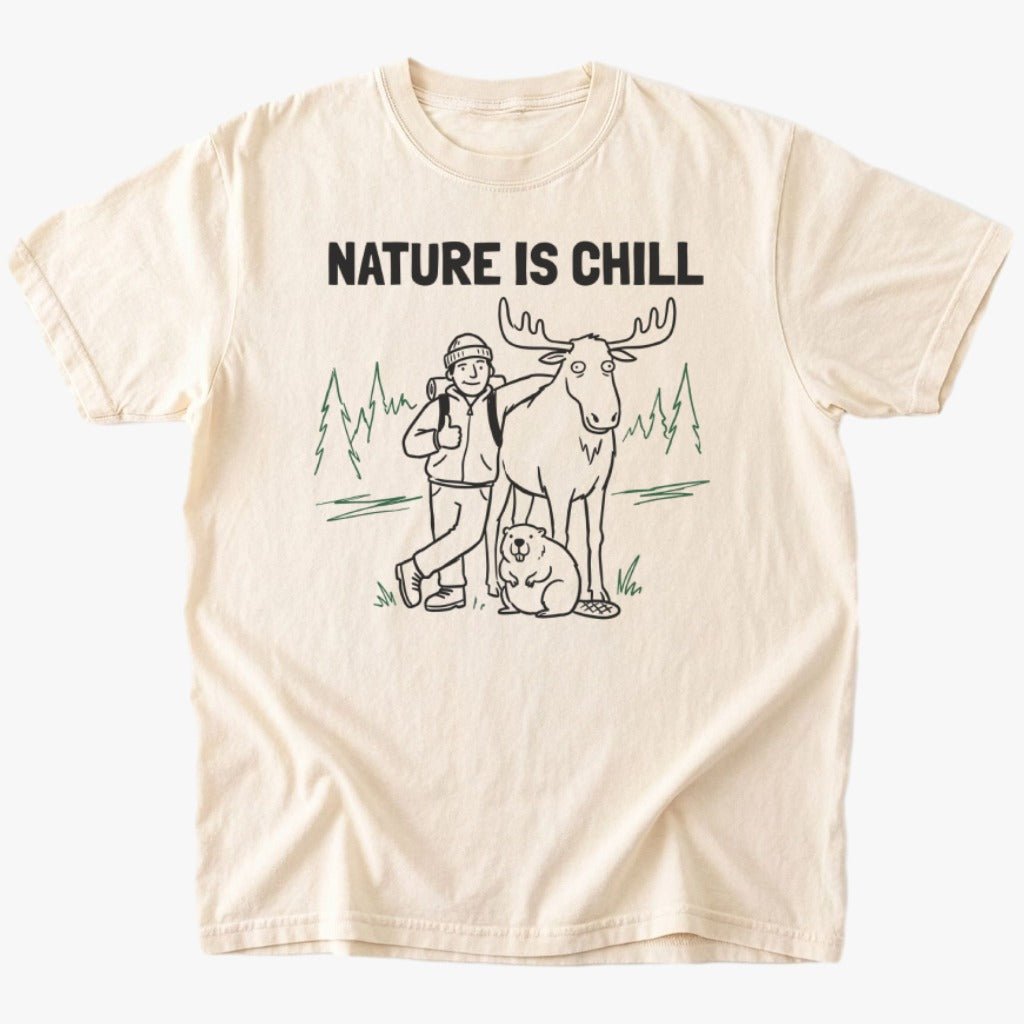 nature is chill T-shirt - Low Summit