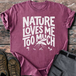 Nature loves me T-shirt - Low Summit
