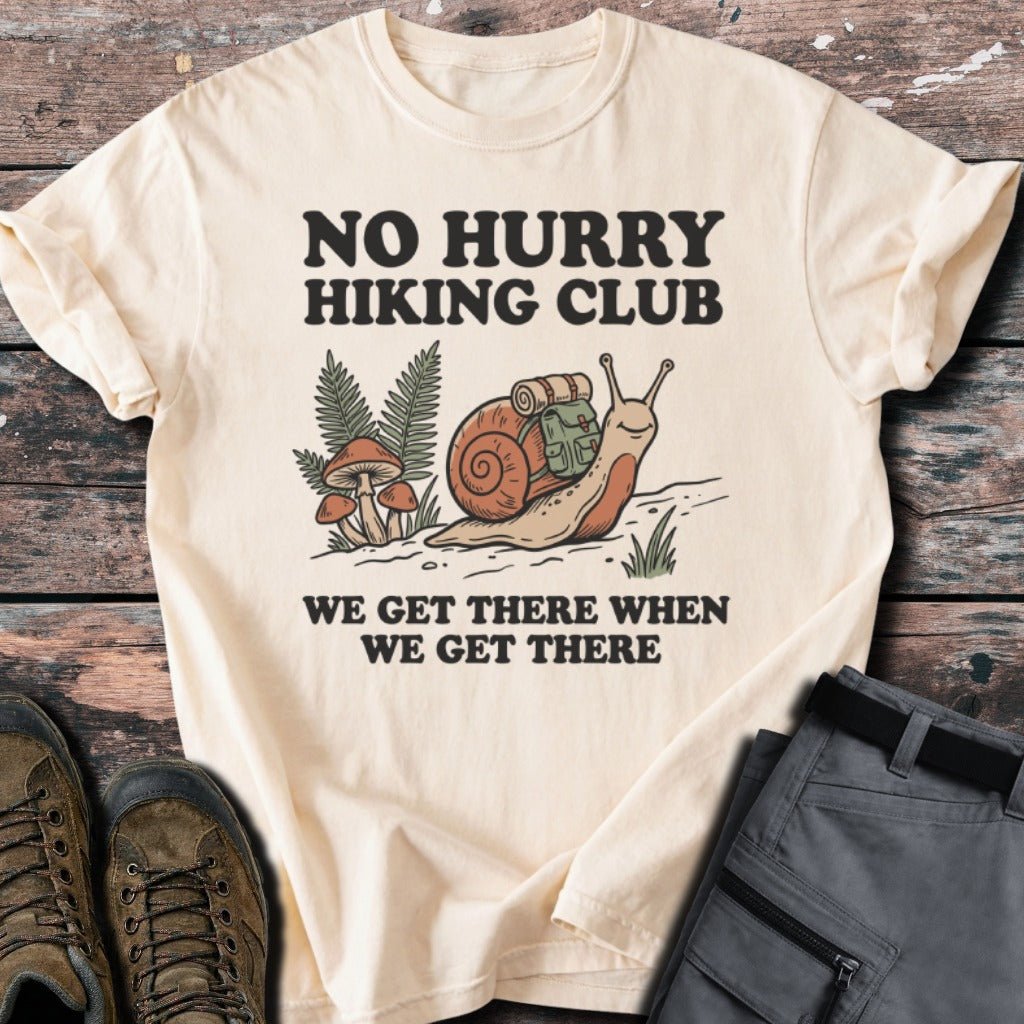 No hurry hiking club T-shirt - Low Summit