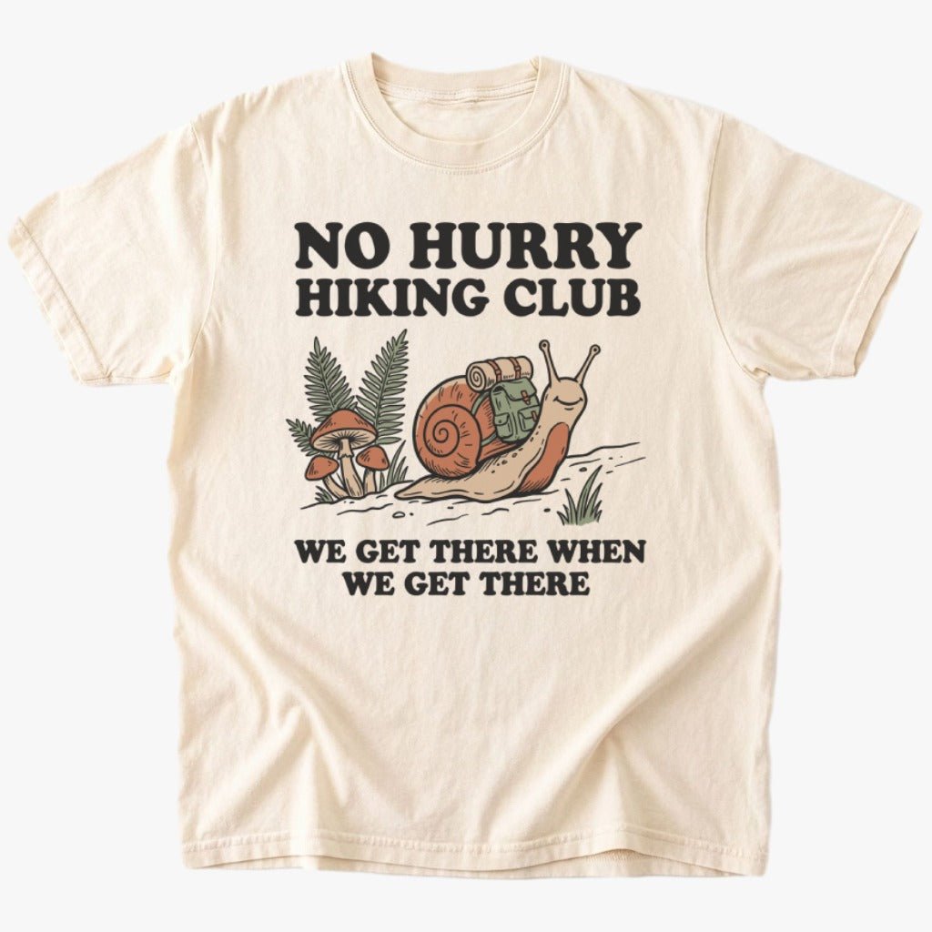 No hurry hiking club T-shirt - Low Summit