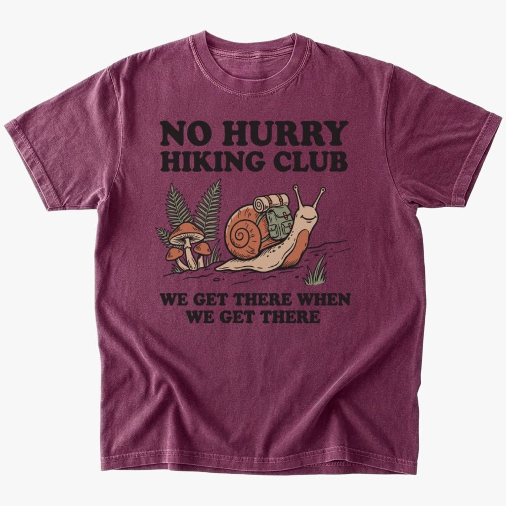 No hurry hiking club T-shirt - Low Summit