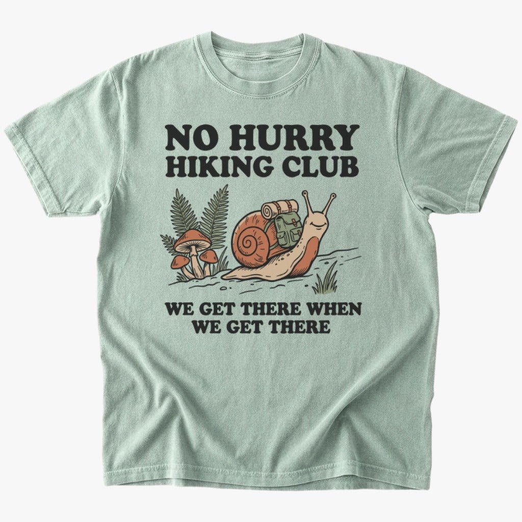 No hurry hiking club T-shirt - Low Summit