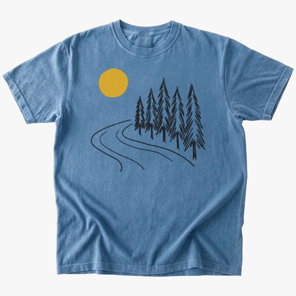 Outdoors x river T-shirt - Low Summit