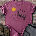 Outdoors x river T-shirt - Low Summit