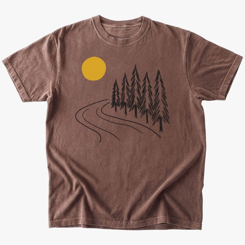 Outdoors x river T-shirt - Low Summit