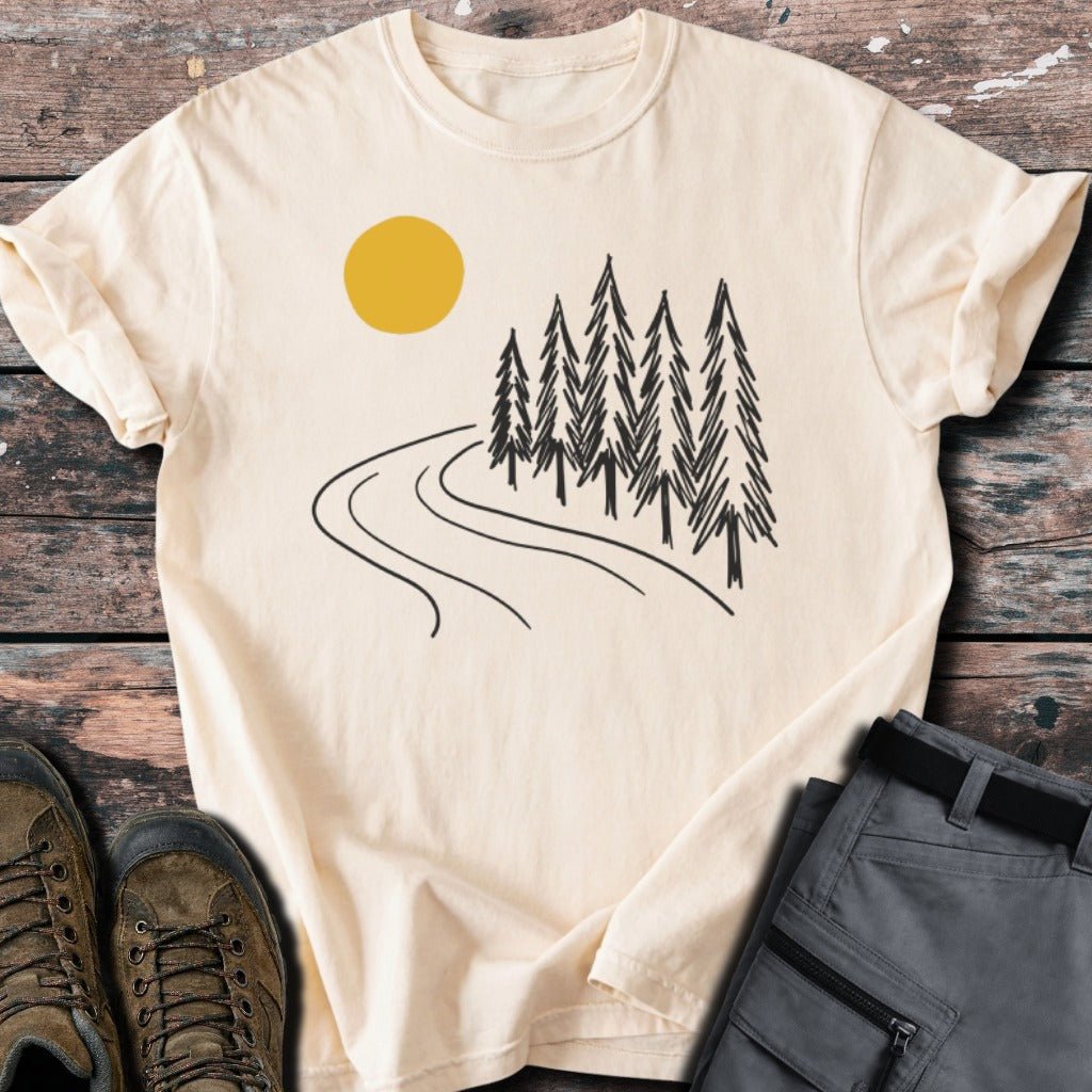 Outdoors x river T-shirt - Low Summit