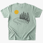 Outdoors x river T-shirt - Low Summit