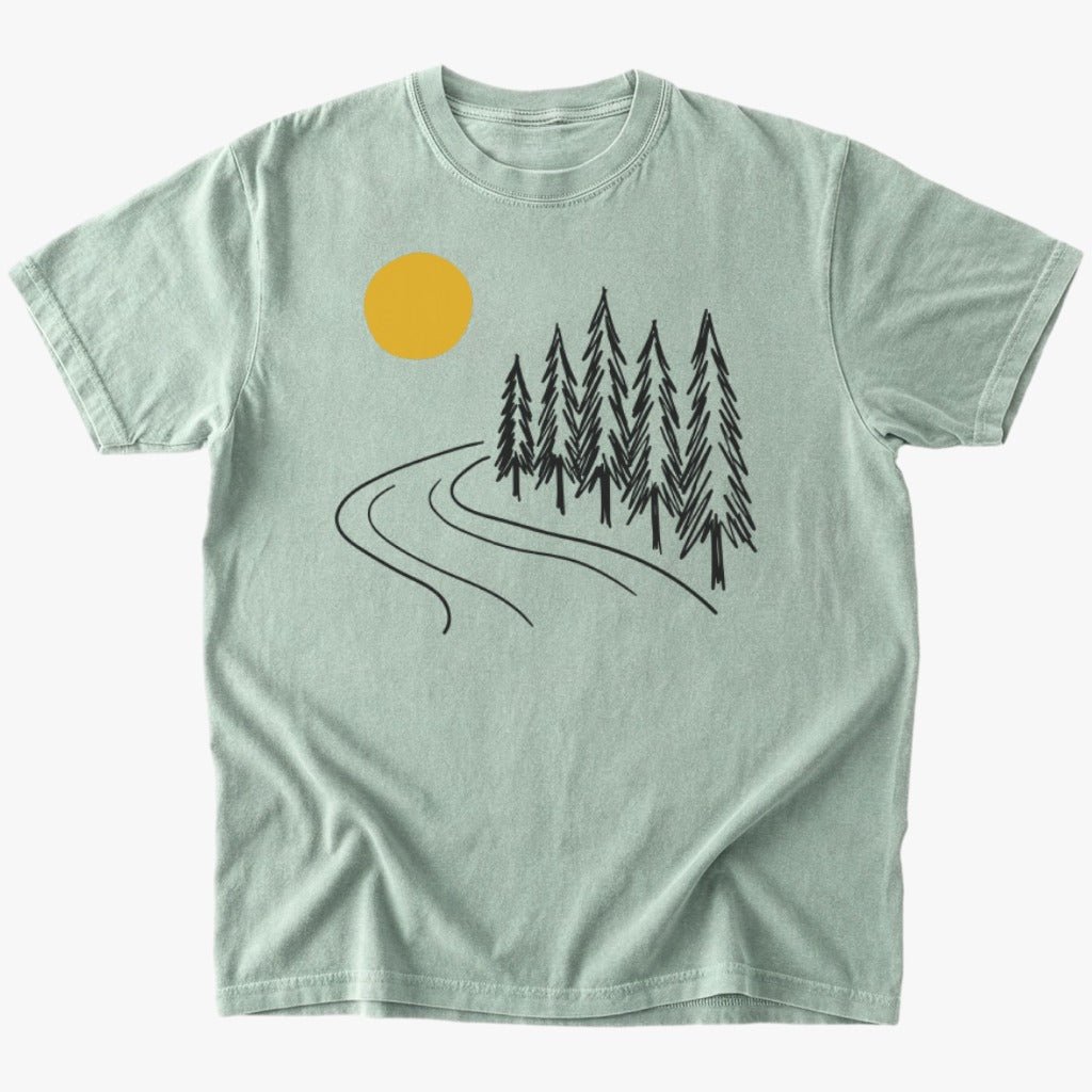 Outdoors x river T-shirt - Low Summit