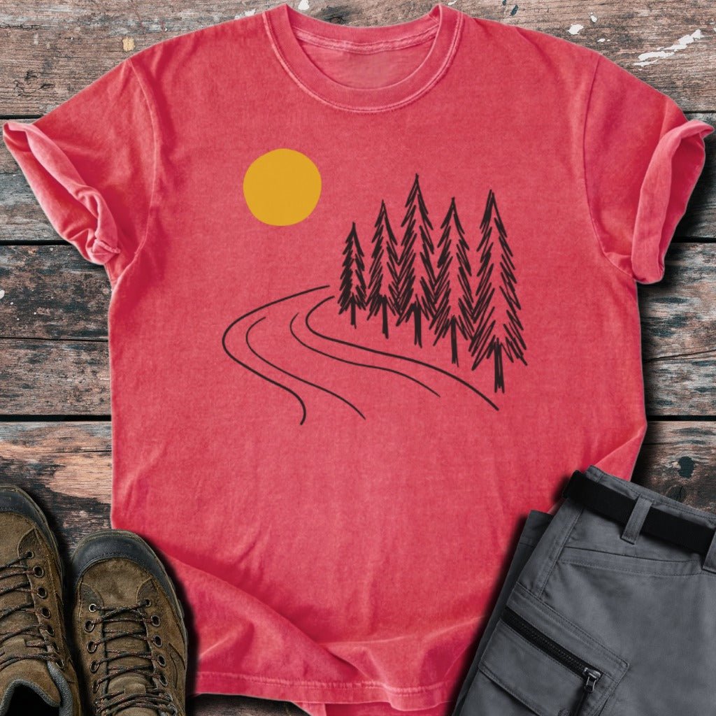 Outdoors x river T-shirt - Low Summit