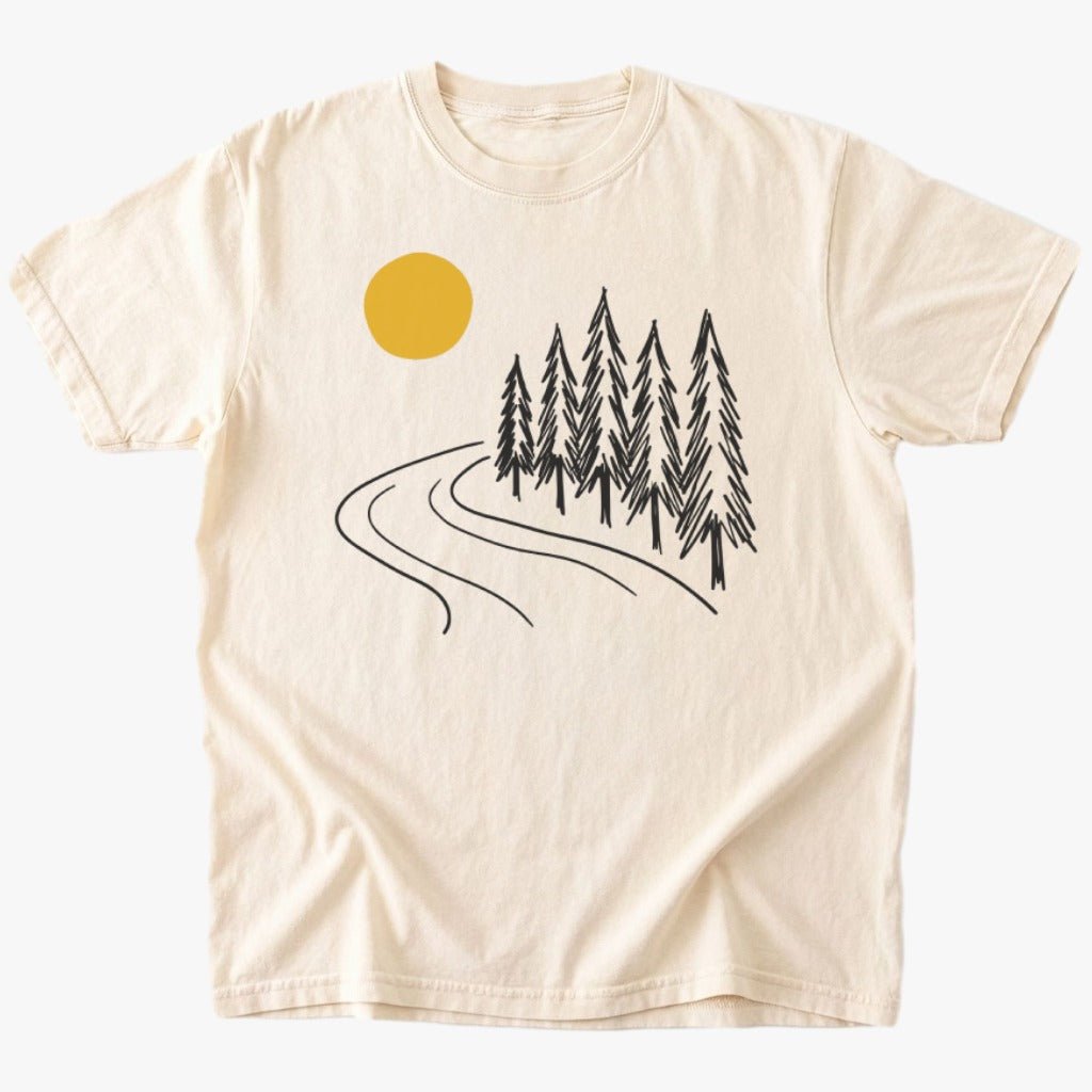 Outdoors x river T-shirt - Low Summit