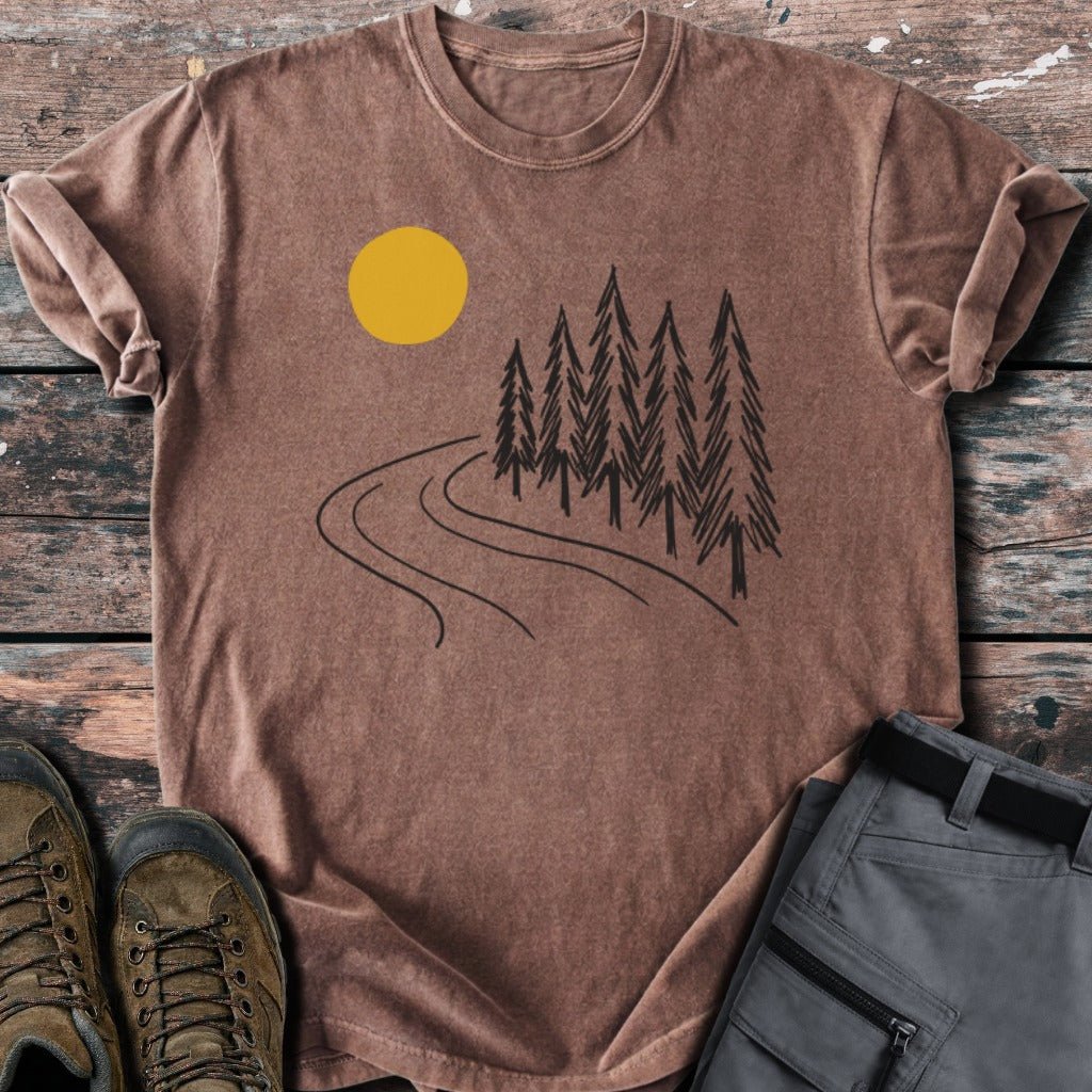 Outdoors x river T-shirt - Low Summit