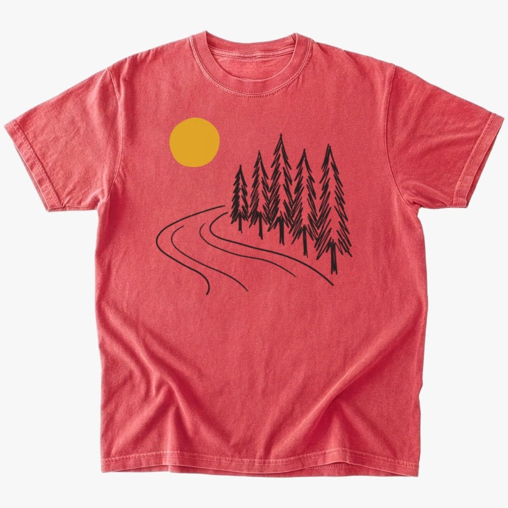 Outdoors x river T-shirt - Low Summit