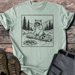 racoon play T-shirt - Low Summit