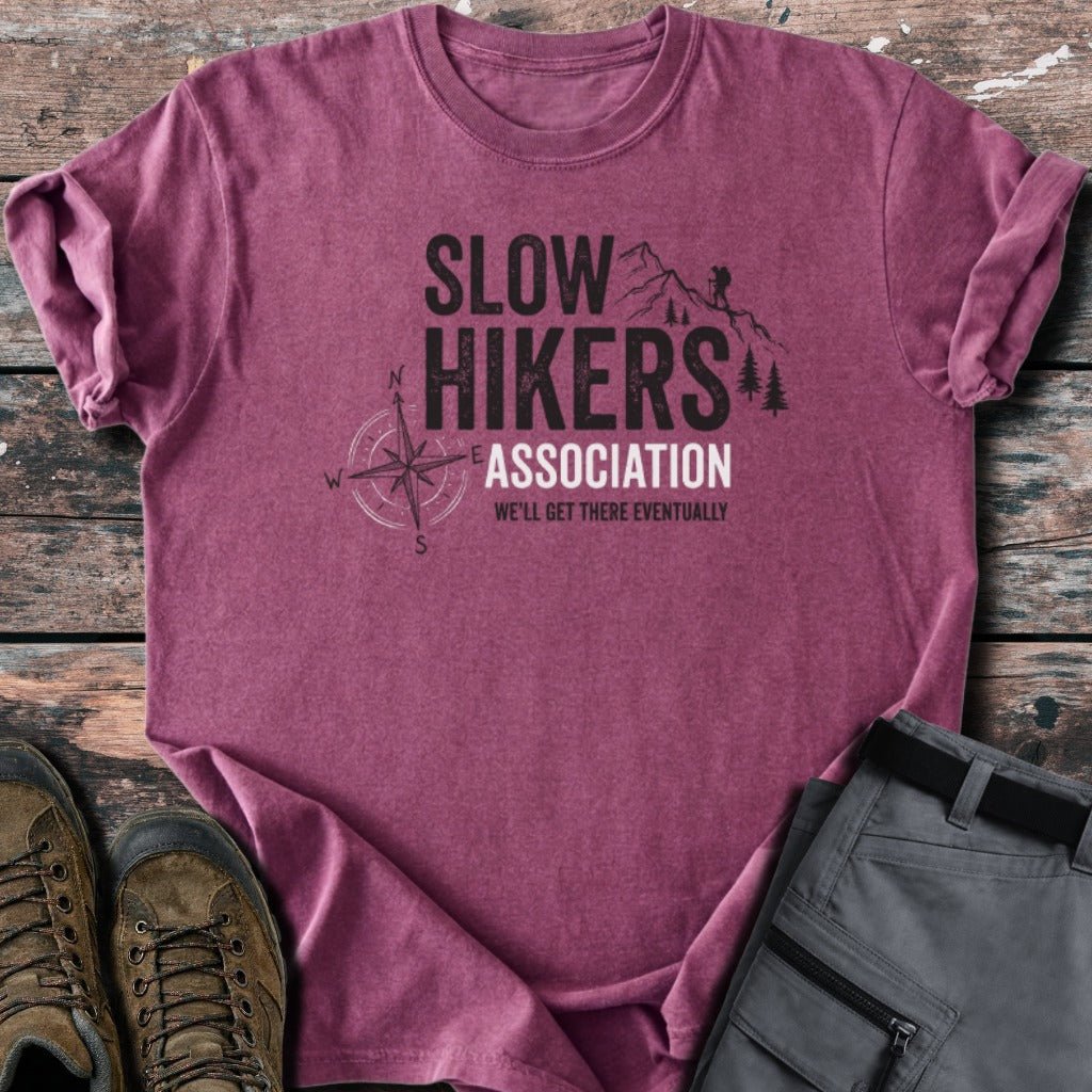 Slow hikers T-shirt - Low Summit