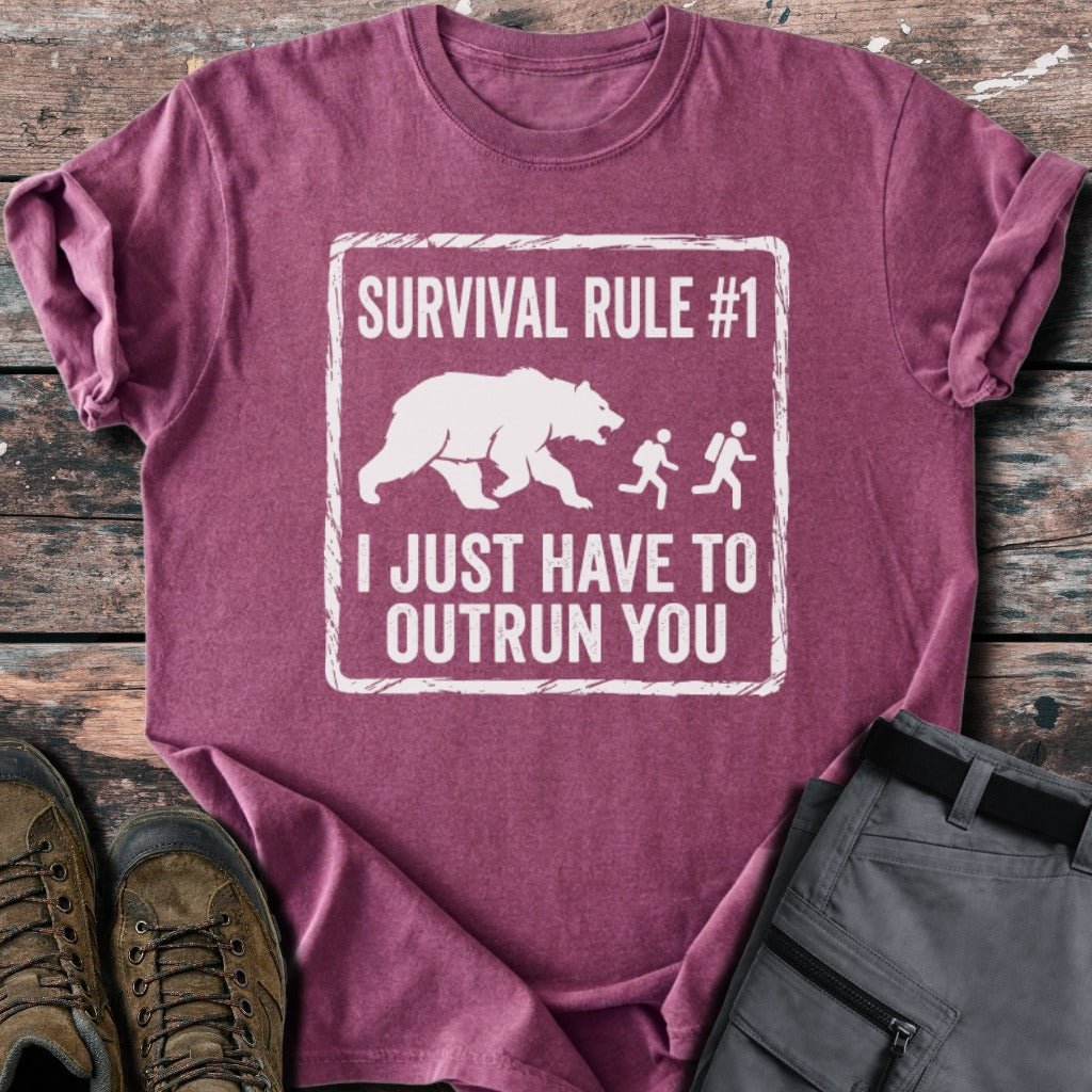Survival rule T-shirt - Low Summit