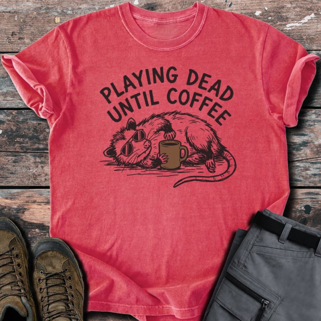 Until coffee T-shirt - Low Summit