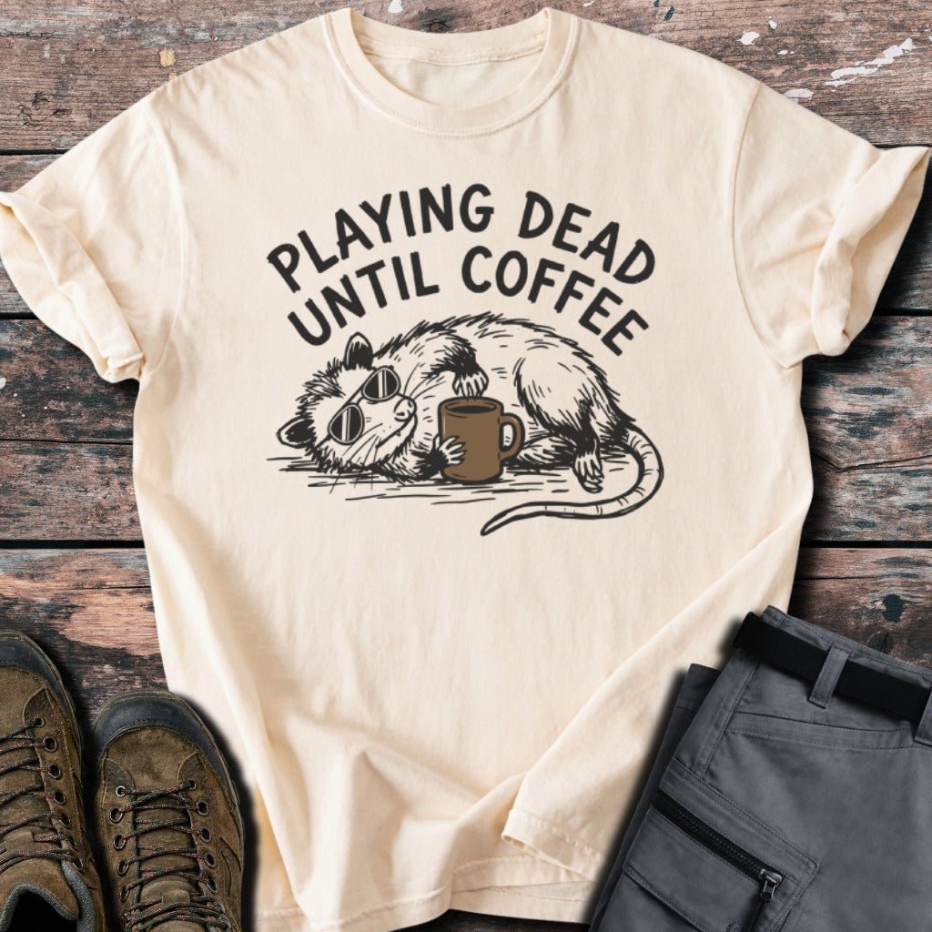 Until coffee T-shirt - Low Summit